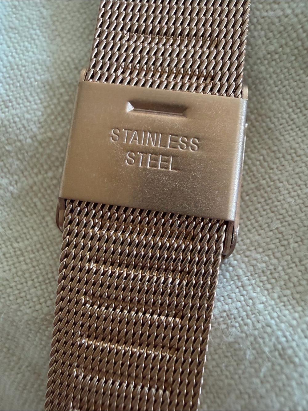 Larsson & Jennings X Jillian Harris Gold Mesh Strap Women's Watch in rose gold - Picture 6 of 9